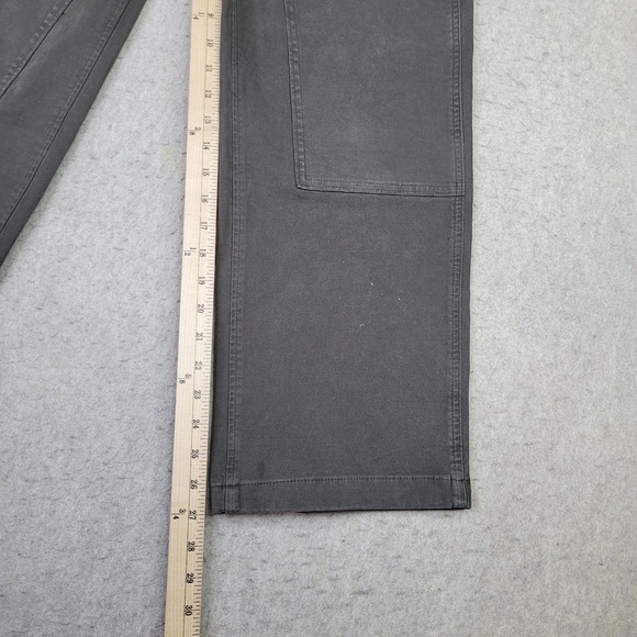 Abercrombie & Fitch Pants Mens Size 28x28 Moss Baggy Double Knee Canvas Workwear - Picture 11 of 13